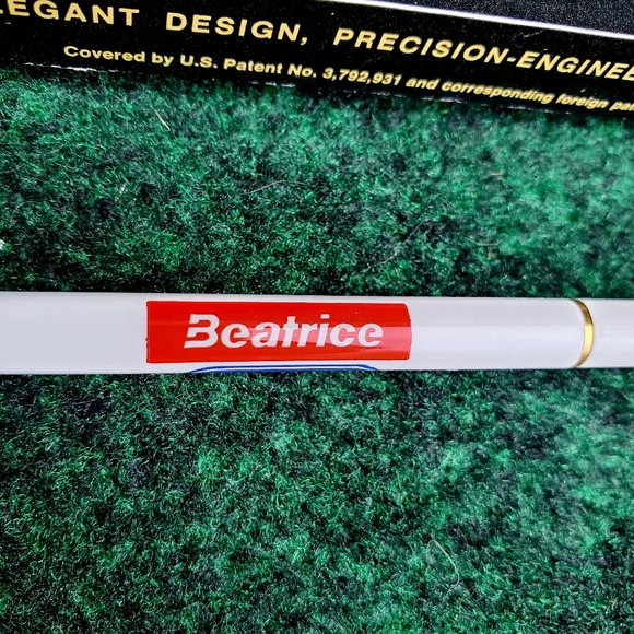 VTG Chromatic By Ritepoint Pen USA Advertising Kneip Beatrice Corned Beef White - Picture 4 of 10